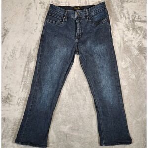 Urban Star Jeans Men's 31X27‎ (Tag 32X30) Straight Blue Stretch 02518231US